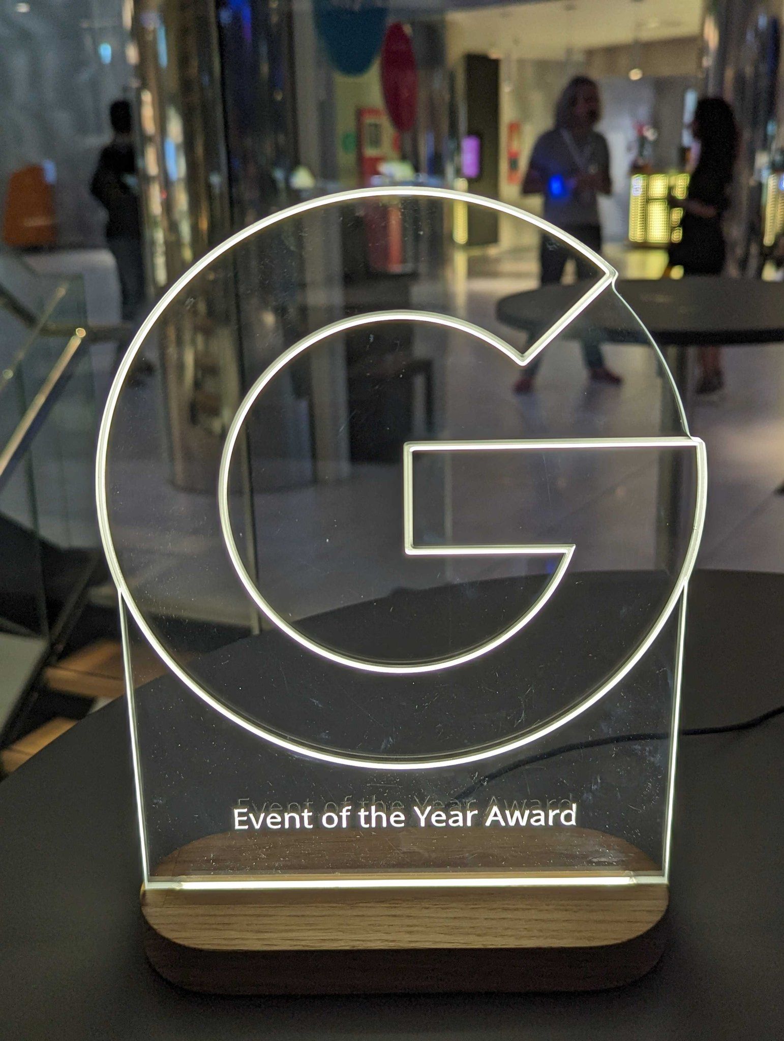 Award de google pour "l'event of the year"